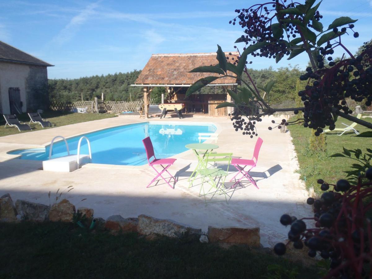 Chambre D'Hotes Spacieuse Avec Piscine Et Grande Salle De Bain Bed & Breakfast Mostuejouls Exterior photo